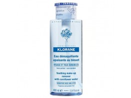 Imagen del producto Klorane agua desmaquillante cara y ojos al aciano 400ml