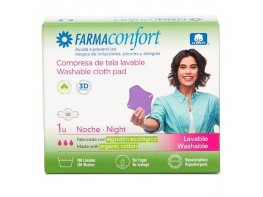 Imagen del producto Farmaconfort Compresa tela lavable noche con alas 1u