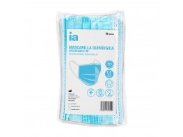 Imagen del producto Interapothek mascarillas quirúrgicas IIR azules 10 uds