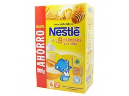 Nestlé papilla 8 cereales con miel y bifidus 725g